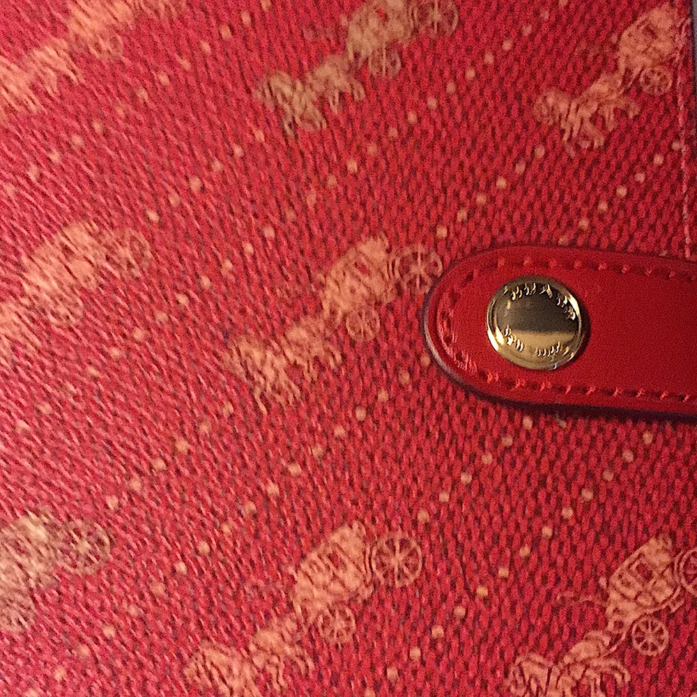 COACH -NOTEBOOK W/DIAGONAL HORSE & CARRIAGE PRINT - Picture 10 of 12
